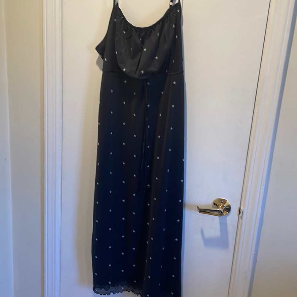 NWT Forever 21 Black Star Dress 2X